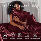 FreshCulture Satin Sheets Twin Size Bed Set - Image 7