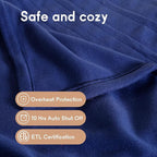 Heated Blanket Electric Blanket Full Size 72''x84'' - Image 3