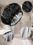 Aquior Shower Caps, Reusable Shower Cap - Image 3