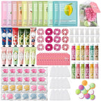 120PCS Spa Party Supplies for Girls, Include Facial Masks, Lip Mask, Under Eye by jutqut
