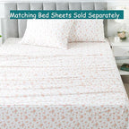 FADFAY Floral Duvet Cover Set Twin XL 100% Cotton College Bedding Pink Flower - Image 6