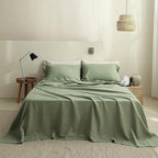 Simple&Opulence French Linen Flat Sheet, 100% Natural Flax Bedding Sheet - Image 8