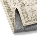 Taupe 2x8 Runner Rug Vintage Area Carpet Hallway Indoor Kitchen Washable Low - Image 8
