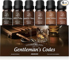 ASAKUKI Men Essential Oils Set for Diffuser, 6×10ml Cologne-Inspired Unisex by ASAKUKI