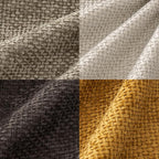 MIULEE Pack of 4 Couch Throw Pillow Covers 20x20 Inch Neutral Gold/Brown Soft - Image 2