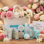 Body & Earth Gift Baskets for Women 11PCS Jasmine Spa Gift Sets for Her - Image 2