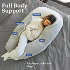 Plufl Hugl Cooling Body Pillow for Adults Made - Image 9