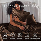 FreshCulture Satin Sheets Twin Size Bed Set - Image 7