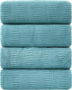Ycosy 4 Pack Extra Large Microfiber Bath Towels Set, 35x70 inches, Less Lint by Ycosy