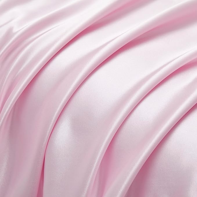 Satin Pillowcases with Zipper （20x30）, Queen Size Pillowcases Set of 2 - Image 4