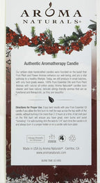 Aroma Naturals Holiday Orange, Clove and Cinnamon Essential Oil Scented Pillar - Image 3