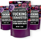 Explicit Essentials Black Currant Rose Epsom Bath Salts, Relaxation Blend - Image 8