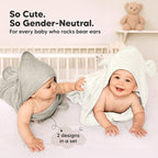 KeaBabies 2-Pack Hooded Baby Towels - Image 6