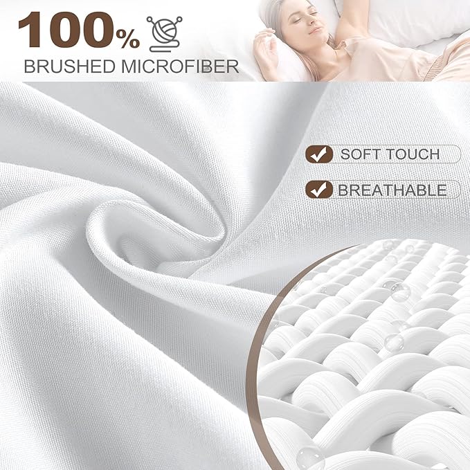 FreshCulture Queen Fitted Sheet Only 2 Pack - Image 2