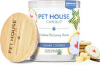 Pet House Candles Plant Based Cookie Scented Candle Clean Burning, Long Lasting by OneFurAll