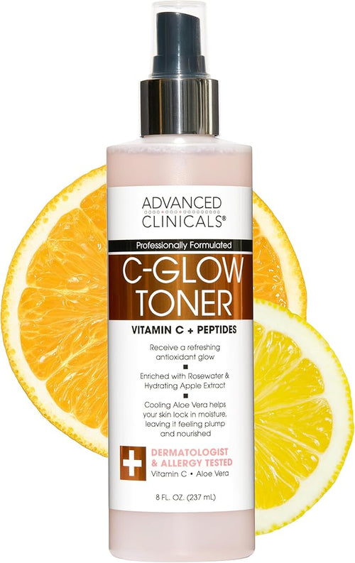 Advanced Clinicals Vitamin C Glow Facial Mist Toner by AdvancedClinicals
