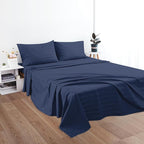Cotton Queen Flat Sheet Only, 600 Thread Count 100% Egyptian Cotton Top Sheet - Image 5