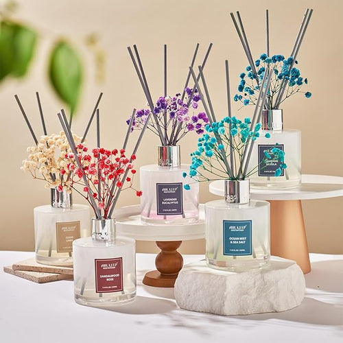 Airkeep Reed Diffuser Set/Clean Linen/6.76 fl oz/1 Pack/Home & Office Decor - Image 2