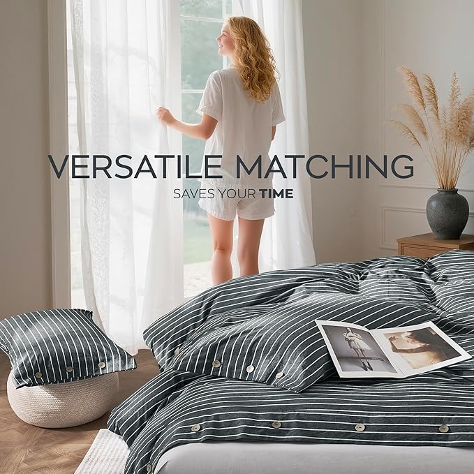 JELLYMONI Cotton Duvet Cover Queen Size - Image 5