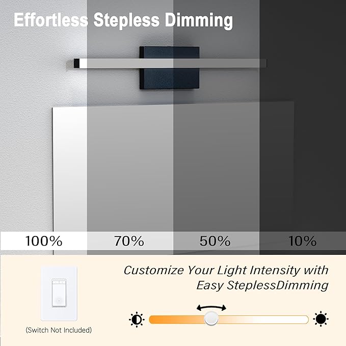 42Inch LED Bathroom Vanity Light Bar 5700K Dimmable Led Bathroom Light Over - Image 8