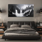 Mountain Hand Painting Wall Decor - Image 4