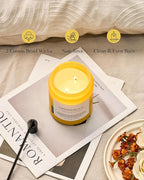 M&SENSE Limocello Summer Scented Candle, 19.4oz 110 Hours Long Burning Time - Image 5