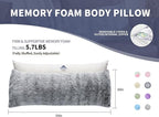 Fluffy Silk Full Body Pillow for Adults 20x54 Satin Body Pillow Cover Pillowcase - Image 6