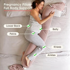 bbhugme Adjustable Pregnancy Pillow – Full Body Support - Image 3