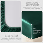 FreshCulture Satin Sheets King Size - Image 4