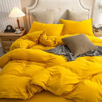 PURE ERA Jersey Knit Duvet Cover Set 100% T-Shirt Cotton Super Soft Comfy 3pc - Image 4