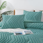 Andency Grayish Teal Twin/Twin XL Comforter Set, Twin Bed Comforter - Image 4