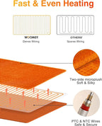 WOOMER Extra Large Heating Pad, Heat Pad - Image 3