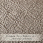 Exclusivo Mezcla King Quilt Bedding Set, Lightweight Soft Bedspreads Coverlets - Image 5