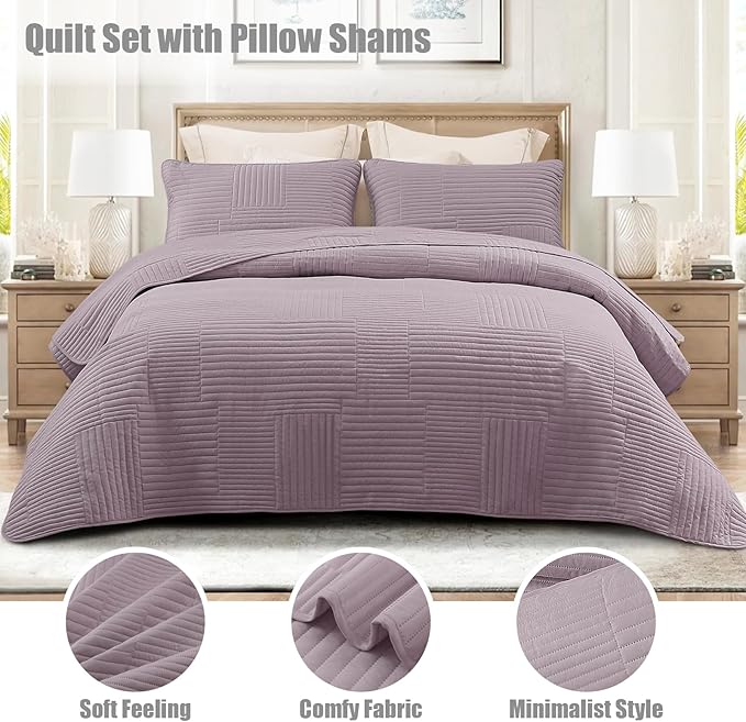 Whale Flotilla Ultra Soft California King Quilt Bedding Set, Lightweight - Image 2