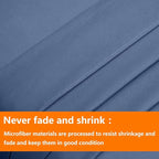 TAIMIT Slate Blue Twin Size Comforter Set - Image 7