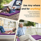 CYMULA Camping Cot Mattress 2in Memory Foam Sleeping Pad, Soft Warm Non-Slip - Image 6