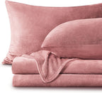BEDELITE Flannel Sheets Full Size Dusty Pink by BEDELITE