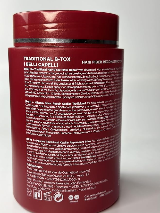I Belli Capelli Ravenna Repair Hair B-tox, 35.2 oz | Formaldehyde-Free - Image 10