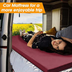 CYMULA Camping Cot Mattress 2in Memory Foam Sleeping Pad, Soft Warm Non-Slip - Image 9