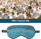 Silk Satin Sleeping Mask Eye Mask Set Include 2 Blindfold Eyeshade Elastic - Image 5