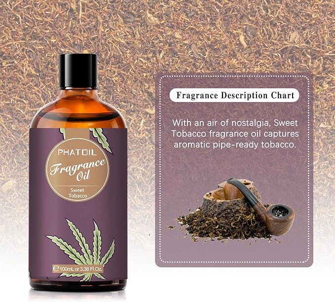 PHATOIL 3.38FL.OZ Sweet Tobacco Fragrance Oils - Image 3