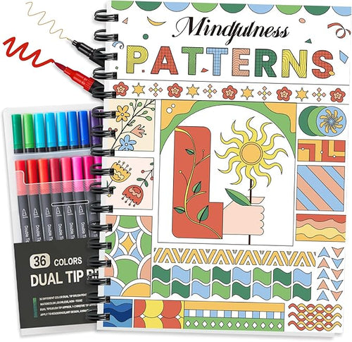 Adult Coloring Book Set- for Adults Relaxation by Jekohor