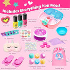 Kids Spa Day Kit for Girls, Foot Spa - Image 8