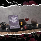 Barydat Halloween Decorations Coffin Bath Tray Gothic Coffin Serving Tray - Image 3
