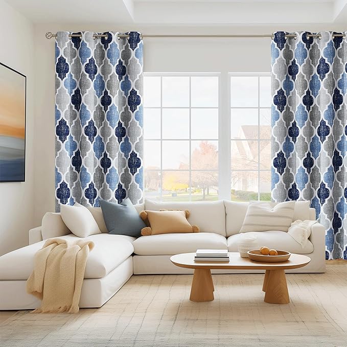 Beauoop 100% Blackout Curtains 54 Inches Long 2 Panels - Image 6