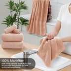 Ycosy 4 Pack Extra Large Microfiber Bath Towels Set, 35x70 inches, Less Lint - Image 3