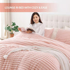 Smoofy Fluffy King Size Comforter Set 3 Pieces - Image 6