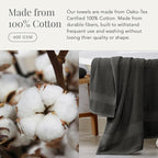 NY Loft 100% Cotton 2 Pack Bath Sheet Towel Set | Absorbent Quick-Dry Oversize - Image 6