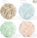 Yolaist Loofah Sponge 4 Pack, Exfoliating Body Scrubber by Yolaist