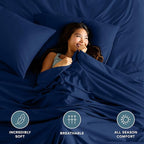 Bare Home Queen Flat Sheet - Image 3